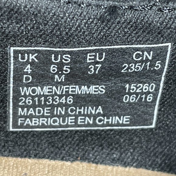 Clarks Channing Kim Women's Size 6.5 Shoes Black Leather Lizard Print Loafers - Picture 12 of 12